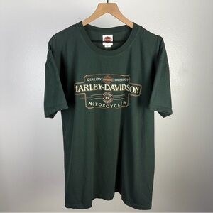 Y2K Harley Davidson Motorcycles Durango Colorado Deer Skull T Shirt Size XL